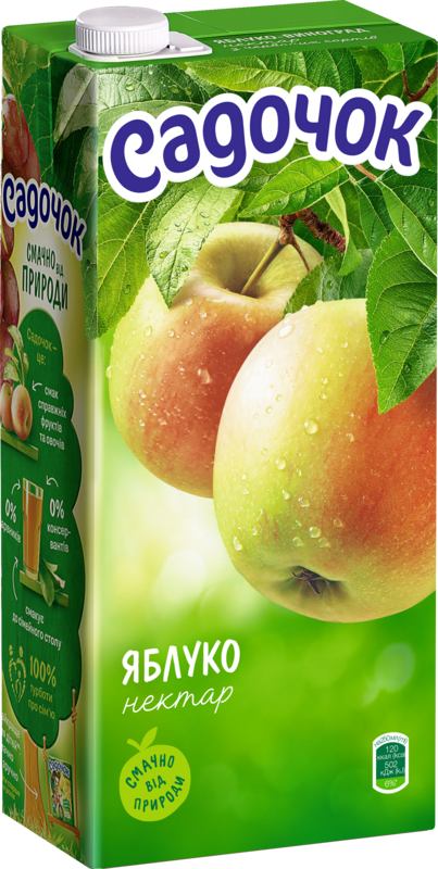 Нектар САДОЧОК яблуко, 1,93 л